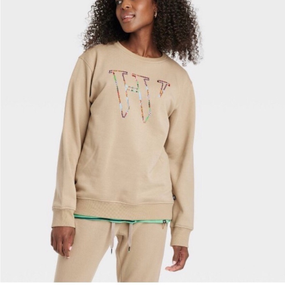 Houston White Adult Logo Crewneck
Pullover Sweatshirt